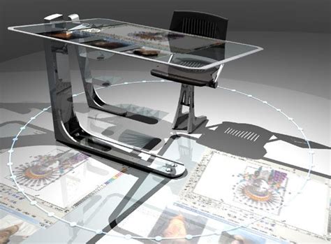 Futuristic Desk Futuristic Technology Future Technology Gadgets