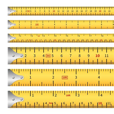 Measuring Tapes Measure Inches Tape Measurement Ruler Centimeter Met