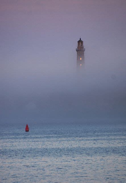 Lighthouse In The Mist Beautiful Lighthouse Lighthouse Pictures