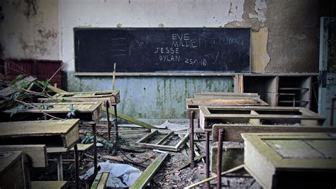 Abandoned Classroom 1280x720 Abandoned Irish Countryside Old