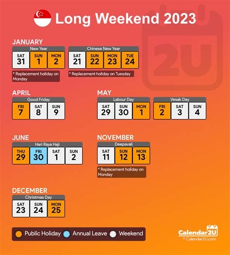 Singapore Calendar Year 2023 Singapore Calendar