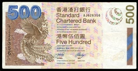 Such links are only provided on our website for your convenience and standard chartered bank does not control or endorse such websites, and is not responsible for their contents. 21 - Standard Chartered Bank, Hong Kong, $20, $50, $500, 1 ...