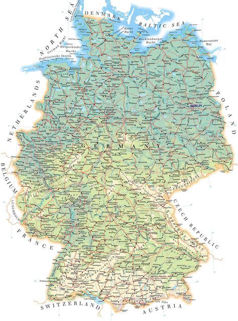 Germany Provinces Map