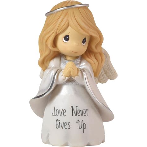 Precious Moments Love Never Gives Up Angel Figurine Tware