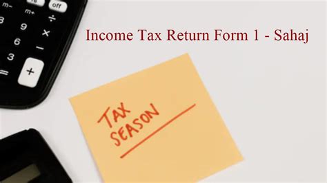 Income Tax Return Filing Online Easy Steps To File Itr 1 Sahaj Check