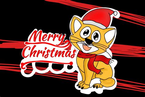 Merry Christmas Cat Lovers Graphic By Shivani Rathour · Creative Fabrica