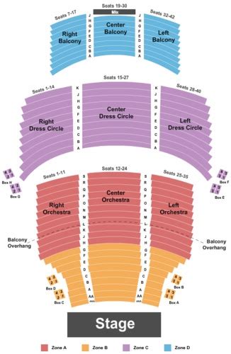 Royal Theatre Seating Chart