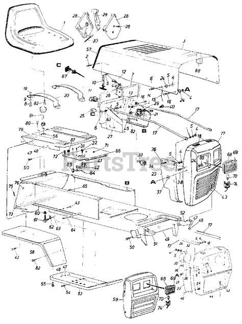 Mtd 148 852 000 Mtd Garden Tractor 1988 Parts Parts Lookup With