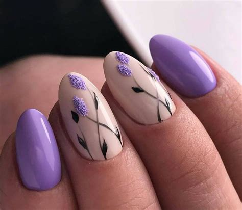 Lovely And Cute Nail Art Ideas For Wedding 2018 Nailart Nails Lilac