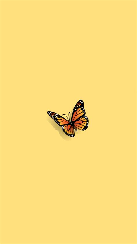 Yellow Butterfly Wallpapers Wallpaper Cave