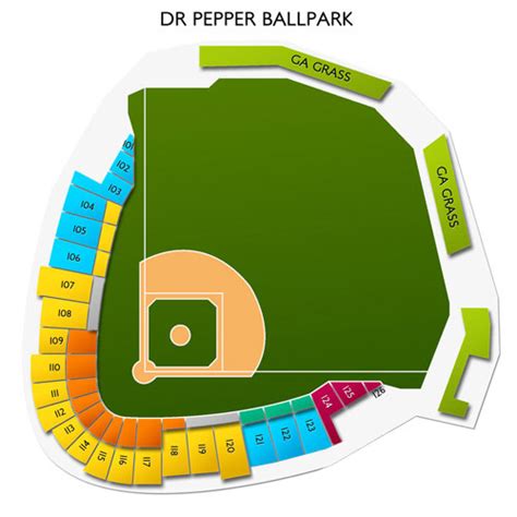 Dr Pepper Ballpark Seating Chart Vivid Seats