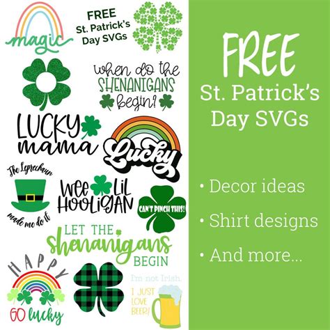 FREE St. Patrick's Day SVG Finds - We Can Make That