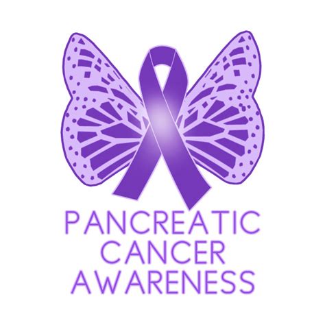 If you would a ribbon that is not listed, i can. Pancreatic Cancer Awareness Purple Ribbon Butterfly ...