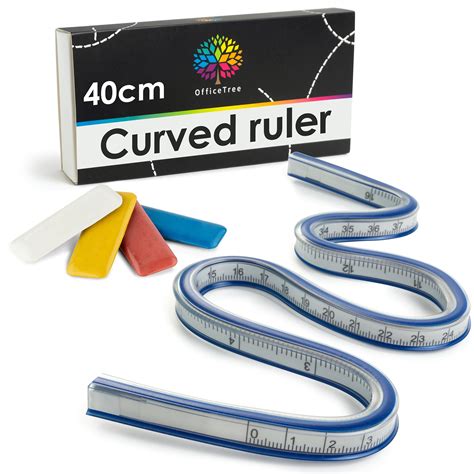 Buy Officetree Flexible Ruler 16 Inches Flexi Curve Ruler 40cm