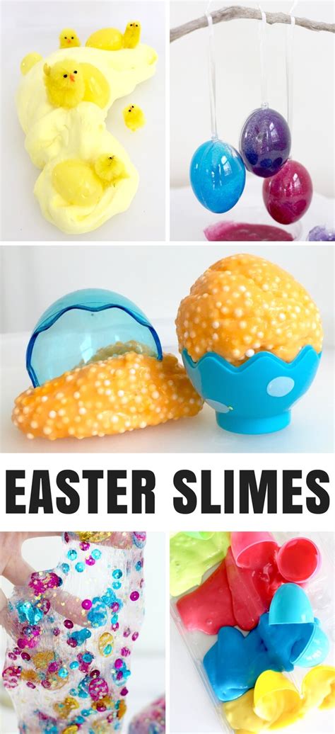 Easter Slime Recipes For Kids Easter Science And Sensory Play Activities