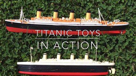titanic toys sinking titanic model titanic submersible model vintage 1990 s titanic toys in