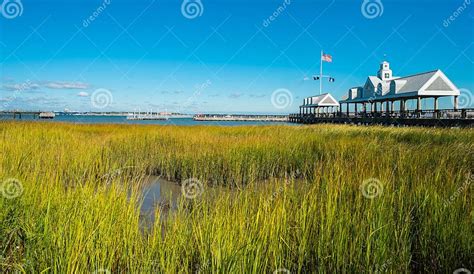 Charleston Harbor Stock Image Image Of States Sawgrass 34741329
