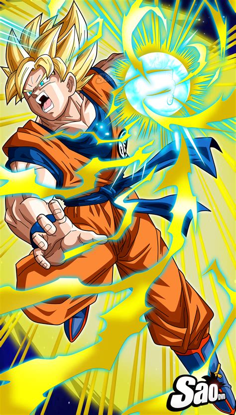 Goku Ssj Poster By Saodvd On Deviantart