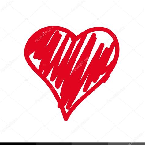 Heart Icon Sketches Stock Vector Image By ©porjai 115169044