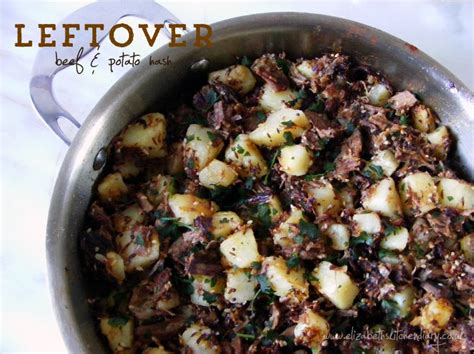 Beef tenderloin doesn't require much in the way of seasoning or spicing because the meat shines all by itself! Leftover Roast Beef & Potato Hash - Elizabeth's Kitchen Diary
