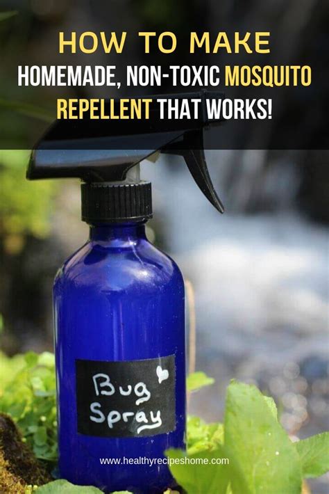 How To Make Homemade Non Toxic Mosquito Repellent That Works