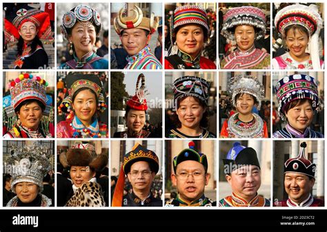 Chinese Ethnic Minorities Cut Out Stock Images And Pictures Alamy