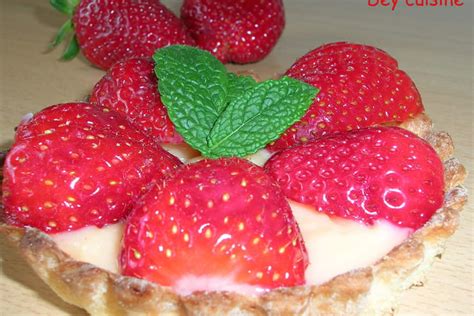 recette de tartelettes aux fraises crème pâtissière à la fraise