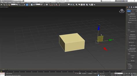 3ds Max Pivot Settings And Adjust Size Designtech Youtube