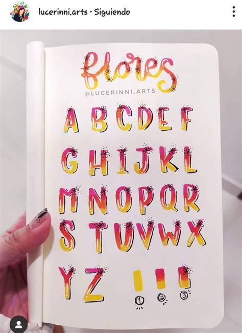 Creative Hand Lettering Alphabet Fonts
