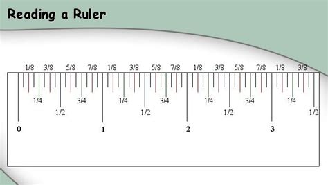 Reading A Ruler Graphic Reading A Ruler Basic Math Skills Ruler