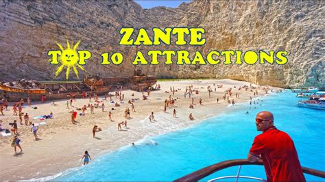 Zante Top 10 Attractions Youtube