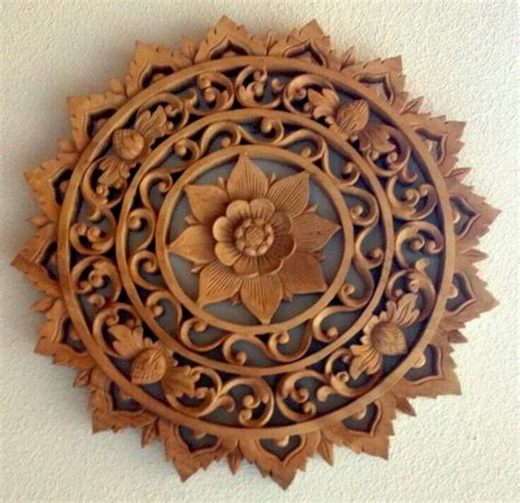 Wooden Mandala Bali Wood Carving Designs Wood Carving Art Wood