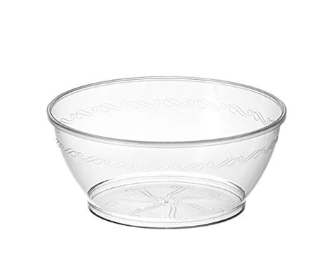 Embellish Clear Disposable Heavy Duty Plastic 6 Oz Dessert Bowls 50