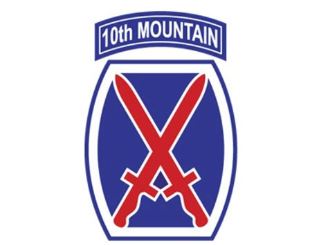 10th Mountain Division Army Decal