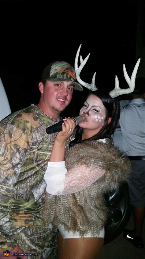 deer and hunter couple halloween costume photo 2 2