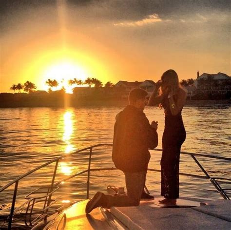 Boat Ride Sunset Proposal Wedding Proposals Romantic Wedding Proposal