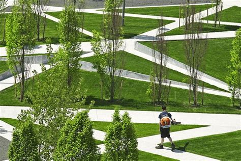 Public Park Urban Landscape Design Modern Landscape Design