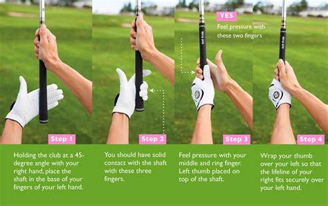 A Step 1 2 3 4 To An Awesome Grip Golf Tips Golf Tips For Beginners