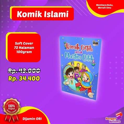 Jual Buku Komik Fiqih Untuk Muslim Cilik Ihsan Media Komik Islami