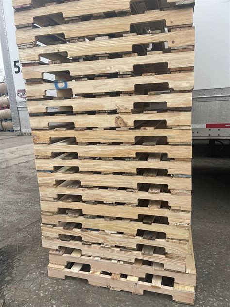 New 48x40 Stringer Pallets 4 Way Greensboro Nc 27214 Wiley Pallet