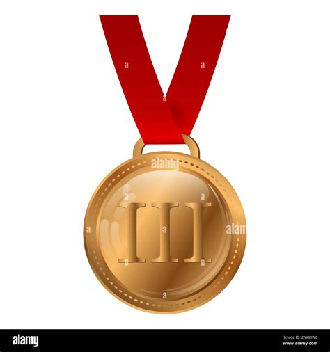 Third Place Ribbon Stock Vector Images Alamy