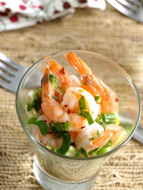 Grill some pineapples and prepare some caribbean rice to complete the meal. Marinated Shrimp