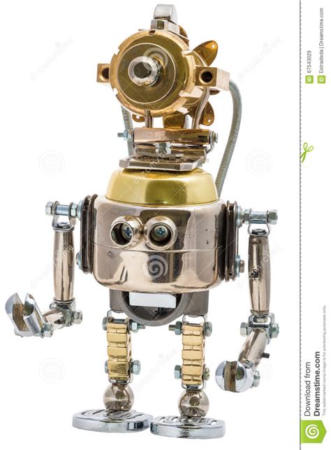 Steampunk Robot Stock Image Image Of Concept Bronze
