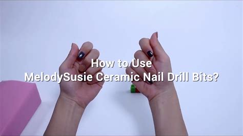 How To Remove Gel Polish With Melodysusie Ceramic Nail Drill Bits 5pcs