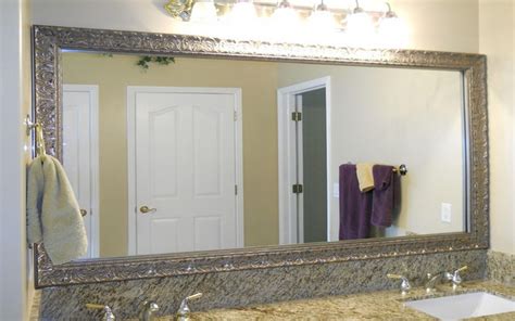 Mirror Decor Ideas For Bathroom Small Bathroom Transitional