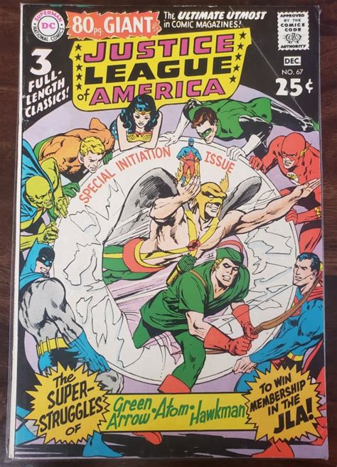 Justice League Of America 67 Comic Books Silver Age Hipcomic