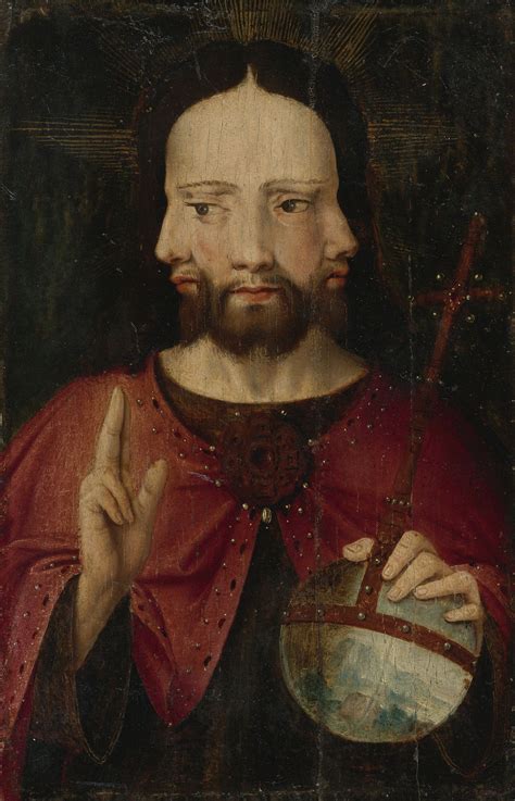 Sothebys Netherlandish School Circa 1500 Christ With Three Faces The