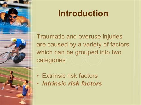 Session 4 Intrinsic Risk Factors Sport Injuries
