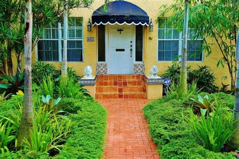 Landscape Ideas South Florida Front Yard Garden Design Throughout