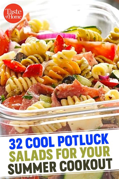 32 Potluck Salads For Your Summer Cookout Potluck Salad Delicious